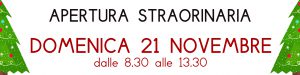 apertura domenica 12
